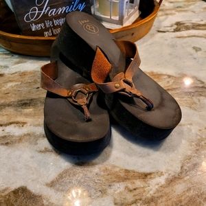 Reef leather sandals